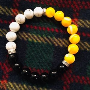 Men Gemstone Stretch Bracelet